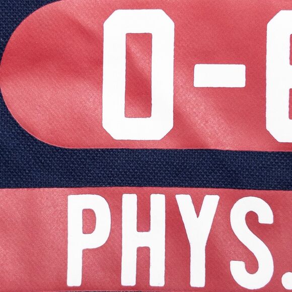 Polo Ralph Lauren Crewneck Sweatshirt Small Spellout Retro Athletic Phys Ed Navy - Picture 6 of 8